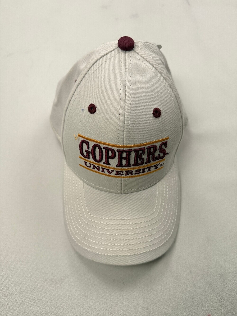 The Game Gophers Trucker Hat White 90S VTG Collegiate